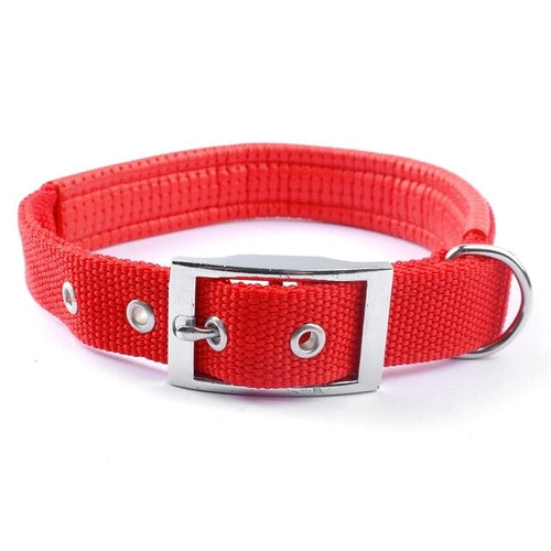 Nylon Dog Collar Pet Dog Chain Leash Walking Lead HappyPattes