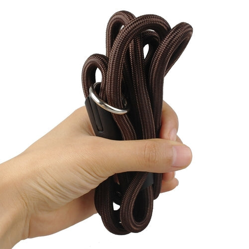 Nylon Dog Leash Adjustable Training P Collar Lead HappyPattes